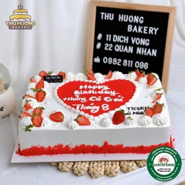 bánh kem hình vuông  chữ nhật to 09