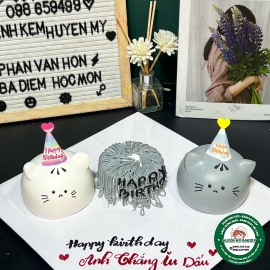 Bánh dâu Thú nổi mini