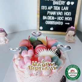 Bánh Kem màu hồng siêu xinh  101