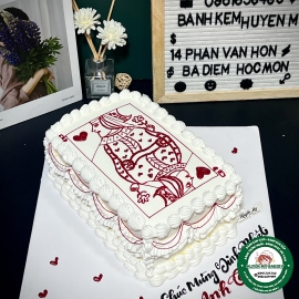 Bánh Kem Hình Lá Bài