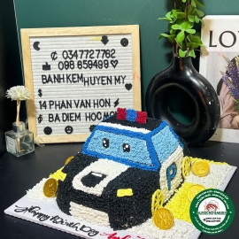 Bánh Kem Xe cảnh sát