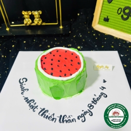 Bánh kem trái dưa hấu 001