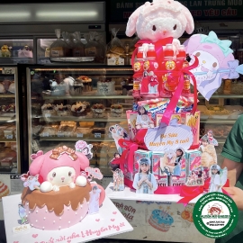 Set Bánh Kem và Tháp bánh kẹo cho bé 