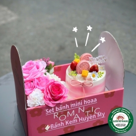 Set bánh mini hộp set hoa