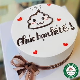 Bánh kem vẽ hình ngộ nghĩnh 