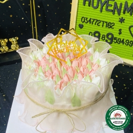tulip mẫu xinh hoa bánh kem