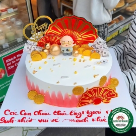 Bánh kem mừng thọ ông bà 0001