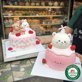 Mẫu Bánh Gấu hàn quốc cute