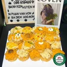 Set Bánh Su sing trứng muối