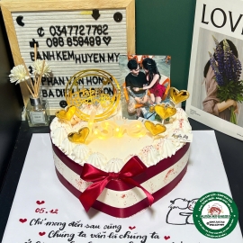 Bánh kỉ niệm / sinh nhật người yêu trái tim