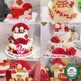 Bánh Kem Mừng Thọ Ông Bà ( Bánh 2 3 tầng) 001