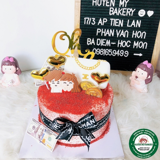 Bánh Kem Túi xách trắng 003