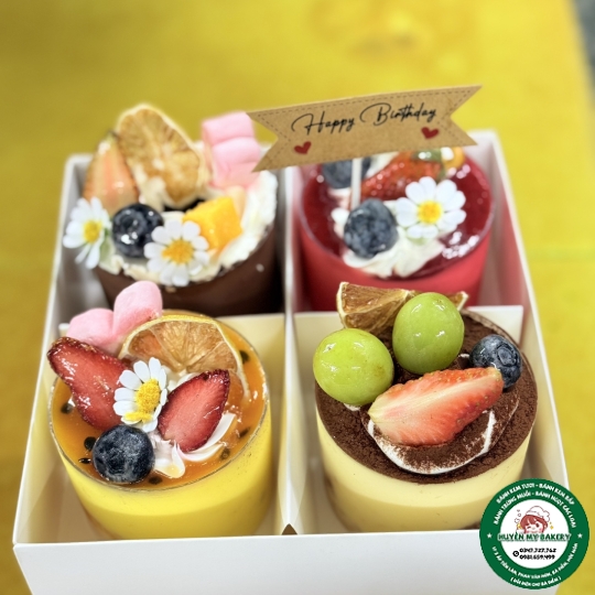Set 4 hũ Mousse Tiramisu