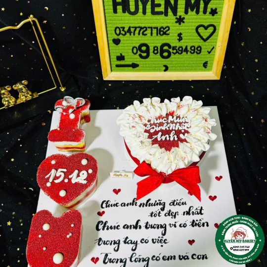 Bánh Kem Trái Tim 004