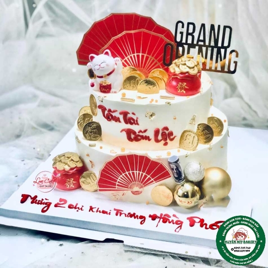 Bánh Kem Chúc mừng khai trương- Tân Gia 032