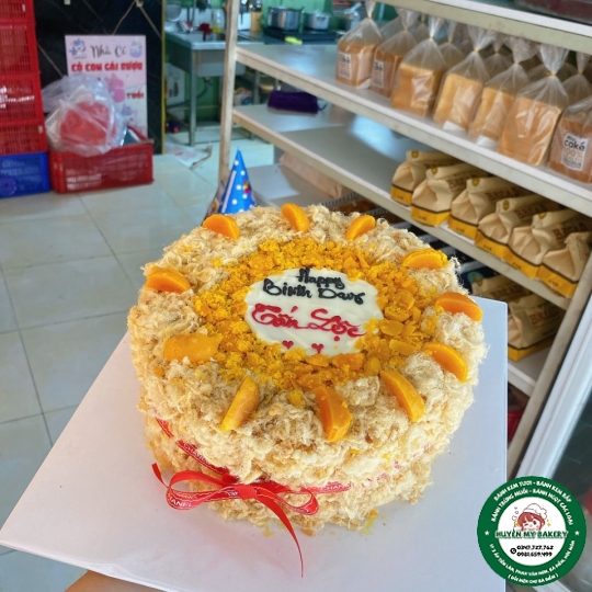 Bánh Kem Bông Lan Trứng Muối 