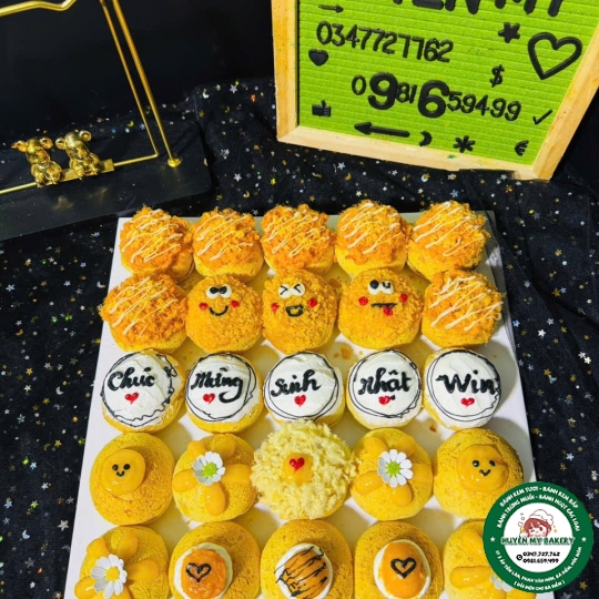 Set 25 bánh su dai 002