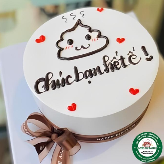 Bánh kem vẽ hình ngộ nghĩnh 