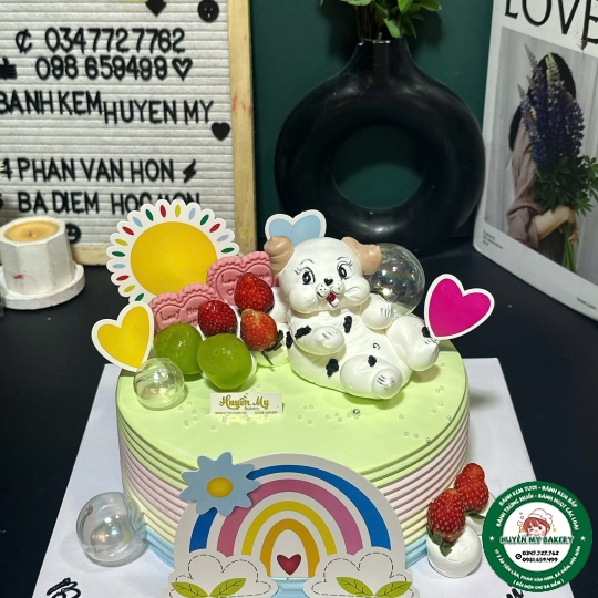 Bánh kem bắt thú tuổi tuất 