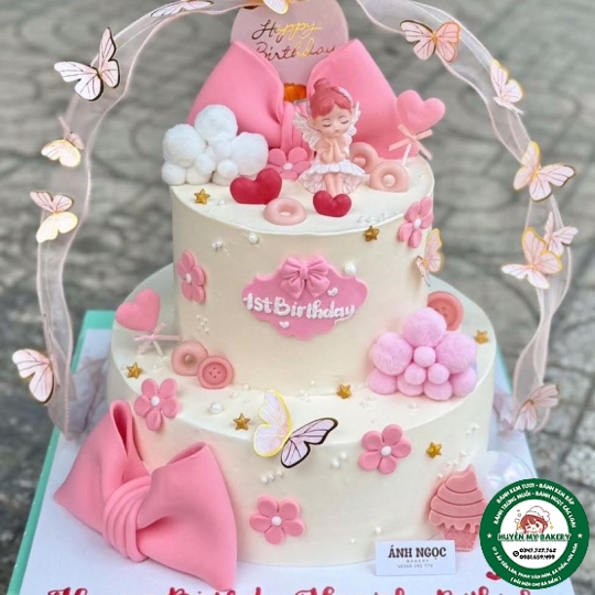 Búp bê sinh nhật 2 tầng cho bé