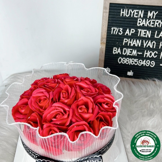 bánh kem bó hoa bồng đẹp 1016