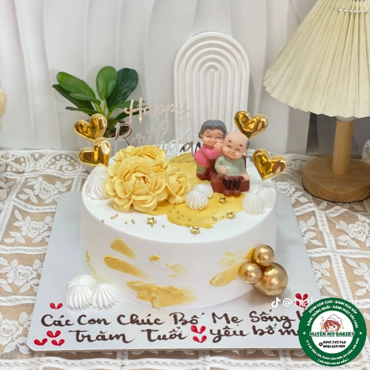Bánh Kem Mừng Sinh Nhật Ông Bà 006