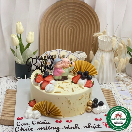 Bánh Kem Mừng Sinh Nhật Bà 012