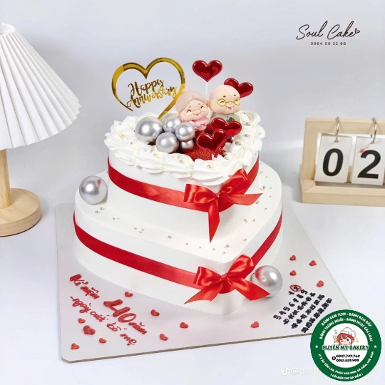 Bánh Kem Kỉ niệm ngày cưới Bố Mẹ Ông Bà 006