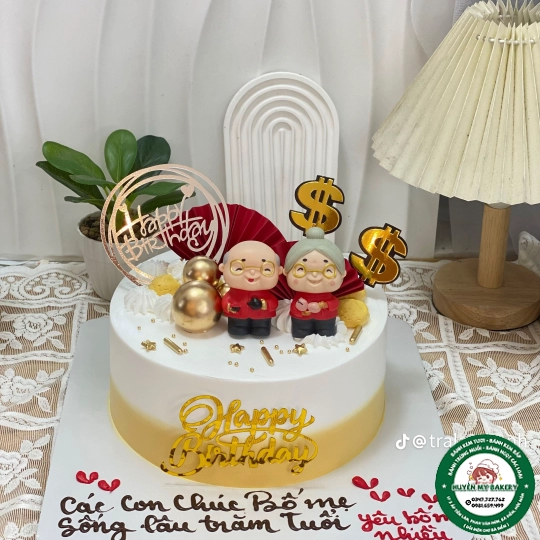 Bánh Kem Mừng Sinh Nhật Ông Bà 005